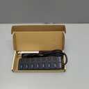 USB hub,7 Port USB 3.0 Hub,VEMONT USB Splitter with Individual On/Off Switches and Lights, 4ft/1.2m USB HUB Long Cable, USB Extension for Laptop and PC Computer