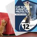 Furniture Protector from Cats, One-Sided Anti-Scratching Sticky Tape, Scratch Deterrent, Cat Scratch Furniture Protector, Couch Protector from Cat Claws, Sofa Corners, Couch Corner Protector for Cats