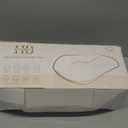 Side Sleeper Pillow  Soft Ergonomic Cervical-Neck-Pillow for Neck Pain Relief, Ice Silk Zipperless Pillowcase, Eco Friendly and Durable Material (White)