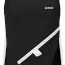 Unisex Shoulder Surgery Shirts, Comfy After Surgery Clothes, Rotator Cuff Recovery Snap-Access Tank Tops (Black) XXL