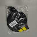 Dual Pouch Wristlet Keychain Wallet Double keychain wallets Mini Pouch Coin Purse Women Coin Detachable Wrist Zip Bag (Black)