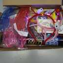 130PCS Glow in the Dark Party Supplies for Kids Adults, Light Up Party Favors with LED Glasses, Headbands, Finger Lights, Glow Sticks, Temporary Tattoos, Neon Face Body Paint for Halloween, Birthdays