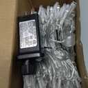 LJLNION 300 LED String Lights Outdoor Indoor, Extra Long 98.5FT Christmas Lights, 8 Lighting Modes, Plug in Waterproof Fairy Lights for Wedding Party Bedroom Decorations (Warm White)