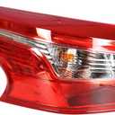 Rear LeftTail Light Assembly Replacement for Sentra 2016-2018 Outer Driver Side