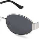 livho 2025 Trendy Oval Sunglasses - Stylish Polarized Shades for Everyday - Retro Metal Frames