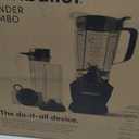 Nutribullet Full-Size Blender Combo, Single-Serve & Large Capacity, 1200W, 64oz Pitcher, 32oz Cup, Extractor Blade, 3-Speed, Pulse, Smoothies, Soups, Sauces, Easy Cleaning, NBF50500