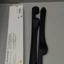 Car Seat Gap Filler Set of 2, Soft Foam Multifunctional Seat Side Gap Filler with Organizer & Hook Function, 3in1 Gap Stopper Universal Fit Car SUV Truck Fill The Gap Between Seat & Console (Standard, Black)