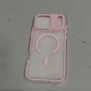 Magnetic for iPhone 17 Pro Max Case, Compatible with MagSafe, Military-Grade Drop Protection, Full Camera Protection, Shockproof Protective, Clear, Girly, Pink