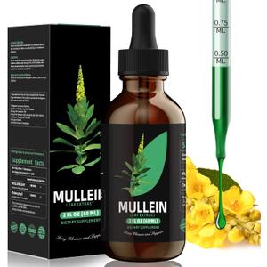 YUMOYI Chlorophyll&Mullein Drops for Lungs - Support Lung Cleanse & Respiratory Function for Healthy Breathing - Natural Supplement, Tincture Drops | Non-GMO, Vegetarian | 1 Month Supply