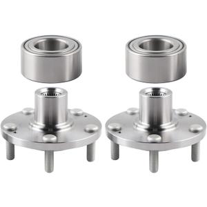2 x Front Wheel Hub Bearing Assembly Compatible with 06-14 Hyundai Sonata 2.0L, 11-14 Tucson, 03-05 SG350, 11-14 Kia Sportage, 07-10 Rondo, 06-13 Optima Exclude 2.0L, Replace 510034