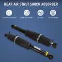 DICMIC Rear Air Strut Shock Absorber Compatible with 2002-2014 Cadillac Escalade Chevrolet Avalanche Suburban Tahoe GMC Yukon Replace# 15756926, 25979391, 25979393