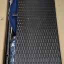 DORTALA 4 Piece Patio Furniture Set, PE Rattan Outdoor Conversation Set with Coffee Table, Storage Box & Loveseats, Wicker Sectional Sofa Set for Backyard Garden Poolside, Navy