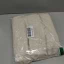 Seasonwood Beige Linen Shower Curtain Farmhouse Bathroom Decor 72x78 Inches