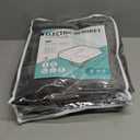 Electric Heated Blanket 72"x84" Full Size, Soft Coral Fleece with 4 Heating Levels and 10 Hours Auto-Off, Machine Washable, Cozy Plush Fabric for Home, Light Gray (002-light Grey)