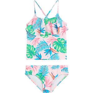 Kanu Surf Girls Charlotte Flounce Tankini Beach Sport 2-Piece Swimsuit (4, Kylie Pink)