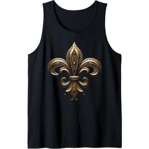 Fleur de Lis Tank Top M 