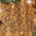 Christmas Cookie Cutters Set of 25 - Stainless Steel Christmas Biscuit Cutter Snowman, Gingerbread Man, Snowflake, Christmas Tree, Beer & More Shapes For Baking Xmas