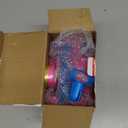 FLSEPAMB Balloon Pump, Electric Balloon Pump, Portable Dual Nozzles Electric Balloon Air Pump 110V 600W, Electric Balloon Inflator with Tying Tool, Colored Ribbons for Party Decoration