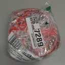 Printed Cherrys Clear Cylinder Travel Makeup Bag,7.1x6.3x6.3inches Portable Waterproof Pouch with Handle Ideal for Women and Girl