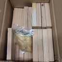 Mini Firewood 4" Kiln Dried Fire Pit Wood for Solo Stove Accessories, Camp Stoves, Tabletop Pits, BBQ Grills & Pizza Ovens 2 lb Box with Fire Starters & Handling Gloves