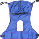 Universal Full Body Mesh Lift Sling with Commode Opening,Polyester Slings for Patient Lifts -Compatible with Hoyer, Invacare, McKesson, Drive, Lumex, Medline, Joerns (X-Large)
