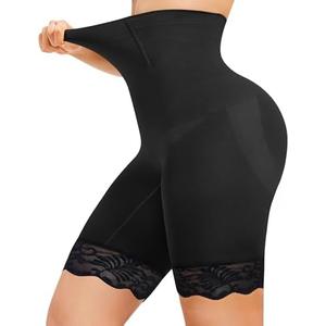 Nebility Shapewear for Women Tummy Control High Waisted Body Shaper Shorts Thigh Slimmer Butt Lifter Panties Underwear M
