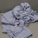 Queen Size 4 Piece Sheet Set - Comfy Breathable & Cooling Bed Sheets Set - Hotel Luxury Bedding for Women, Men, Kids, Teens, Boys & Girls - Deep Pockets, Ultra-Soft, Wrinkle Free - Oeko-Tex - Sky Blue