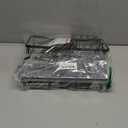 Shower Caddy Adhesive Shower Organizer 7-Pack, Rustproof Stainless Steel Bathroom Shelves, Large Capacity No-Drill Rack Storage Accessories with Soap Dish Toothbrush Holder &24 Hooks Home Decor (7-Piece Set, Black)