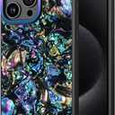 Cocomii - Rectangle Case Compatible with iPhone 15 Pro - Opalescent Pearl, Camera Protector, Glossy, Women Girls Men, Protective Phone Case for iPhone 15 Pro 6.1 inch, Abalone