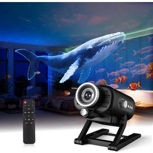 AIRIVO Visual Star Projector, 3D Dynamic Projector with 60 3D Scenes, Galaxy Projector with Bluetooth Speaker, Night Light Projector for Room Decor, Ideal Gift for Kids, Adults, Valentine's Day