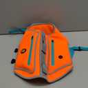 Dog Swimming Vest with D-Ring, Lightweight Dog Life Vests for Boating, Reflective Dogs Lifejackets Swimsuit Neoprene Pet Safety Jacket with Rescue Handle for Small Dogs, Orange, Small