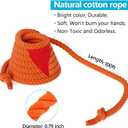 X XBEN Tug of War Rope with Flag for Kids 20FT, Teens and Adults, Soft Cotton Rope Games for Team Building Activities, Family Reunion, Birthday Party