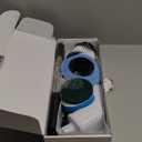 Leebein Electric Spin Scrubber, Cordless Cleaning Brush with 8 Replaceable Brush Heads, Tub and Floor Tile 360 Power Scrubber Dual Speed with Adjustable & Detachable Handle for Bathroom Kitchen Car (White)