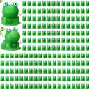 Soaoo 360 Pcs Resin Mini Frogs Green Frog Miniature Figurines Tiny Animal Figurines Bulk Small Animal Model Mini Garden Ornament for Moss Landscape DIY Craft Accessories Party Decoration Home Supplies