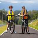 2 x KAYGO Kids High Visibility Vests, Child Safety Vest Reflective with Hook and Loop,KGKID200 (Yellow, XS)