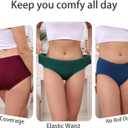 R RUXIA Women's Hipster Panties Viscose Bamboo Soft Stretch Underwear 4 Pack (Green,Blue,Red,Black XL)