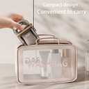 2 x Travel Soap Case,Portable Leakproof Bar Soap Holder Container Box Dish with Lid for Home Bathroom Gym Camping Vacation Travel Essentials,Travel Essentials (Transparency)