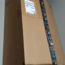 Mind Reader 40L Slim Laundry Hamper, Clothes Basket, Lid, Wicker Design, Plastic, 18"L x 10.4"W x 23.5"H, Set of 2, Gray