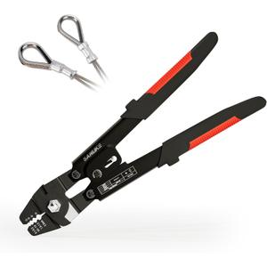 Sanuke Wire Rope Crimping Tool for Aluminum Crimping Loop Sleeve up to 2.0m, 0.1-2.2mm
