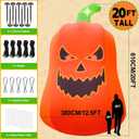 Kalolary 20FT Tall Halloween Inflatables Pumpkin Outdoor Decorations
