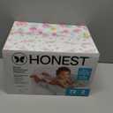 The Honest Company Comfort Dry Disposable Diapers for Sensitive Skin, Hypoallergenic, Rose Blossom + Tutu Cute, Club Box Size 2 (1218 lbs), 72 Count