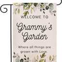 Grandma Gift Garden Flag Vertical Double Sized, Nana Gift Summer Holiday Yard Flag Outdoor Decoration 12.5 x 18 Inch