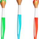 3 Pcs 41.4 Inch Giant Inflatable Paint Brush Large Blow up Paintbrushes Colored Inflatable Paintbrushes Art Paint Brushes Balloon Prop Kit for School Classroom Events and Birthday Party Decorations