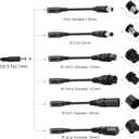 54.6V 2A Electric Scooter Charger with 6-in-1 Universal Plug, Suitable for 48V Electric Scooter and Electric Bicycle Lithium Battery, Intelligent Display Screen, Fast Charging, Overcharge Protection