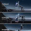ESR for 15W MagSafe Car Mount Charger, for MagSafe Car Charger, Suction Cup Magnetic Wireless Car Charging, Dashboard Car Phone Mount for iPhone 17/16/15/14/13/12, S25, Pixel 10, Fast Charging