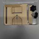 Polymer Clay Earring Hole Drill Guide Tool, Precision Drilling Guide for Polymer Clay Jewelry Earring Making Tools & Clay Craft Accessories