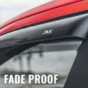 Auto Ventshade [AVS] Outside Mount Rain Guards For 2015 - 2026 Ford F-150; 2017 - 2026 F-150 Raptor, F-250, F-350 SD, SUPERCREW ONLY | Window Vent Visors, 4 pcs. - Smoke | 94975