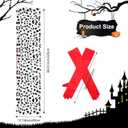 Apragaz 2 pcs Halloween Costume for Women, Dalmatian Shawl with 1920s Red Gloves for Halloween Cosplay Party (One Size)