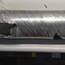 Rubber-Cal 03_168_W_FR_15 Fine Rib Corrugated Rubber Mats, 1/8" Thick x 4' x 15' Runners, Black