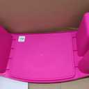 Mind Reader Kids Lap Desk, Portable Activity Tray with Side Storage, Stackable Plastic Desk for Drawing, Snacks, Study, Set of 2, Pink